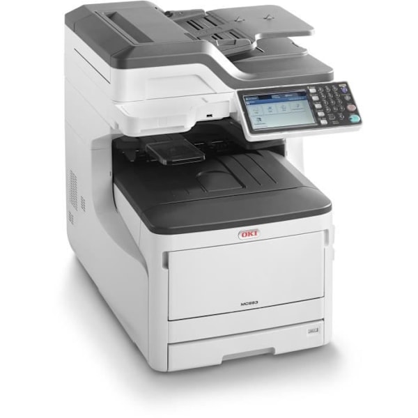 OKI MC883dnct flerfunktionsskrivare: A3 35 sidor/minut färg-MFP Svart, Vit