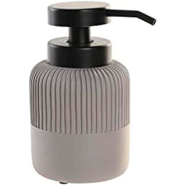 Sæbedispenser - DKD Home Decor - Standard - Grå - Cement og polypropylen - 7x10,5x15 cm Grå