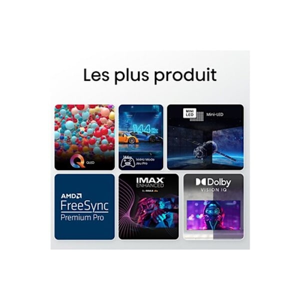 Hisense 100U7KQ 254 cm 4K QLED TV Sort