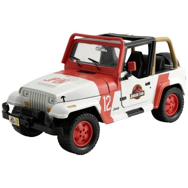 JADA TOYS Jurassic Park 1992 Jeep Wrangler 1:24 malliauto
