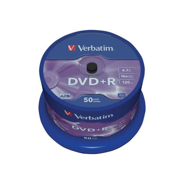 DVD+R VERBATIM Advancedazo - 4,7 Gt 16x - 50 spindle media