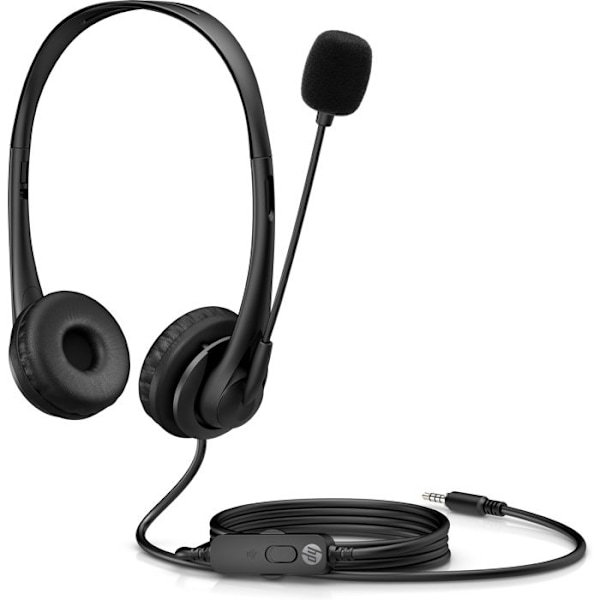 Stereo Hovedtelefoner - HP - Hovedsæt 400 - Kablet - Vegetabilsk Læder - 3,5 mm
