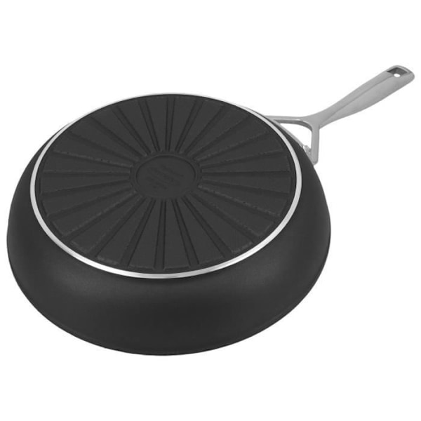 DEMEYERE - Alu Pro 5 - Non-stick pande, 24 cm, Aluminium, Sort Sølv