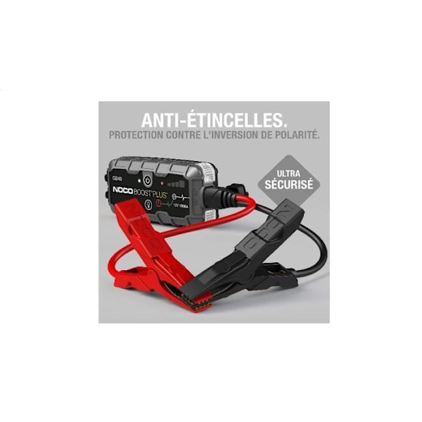 Batteriförstärkare - NOCO - GB40 - 12V - 1000A - UltraSafe Lithium