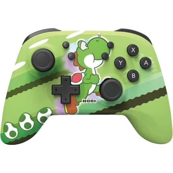 Peliohjain - HORI - HORIPAD - Langaton - Vihreä - Nintendo Switch ja OLED - Super Mario - Yoshi-Dash Grön