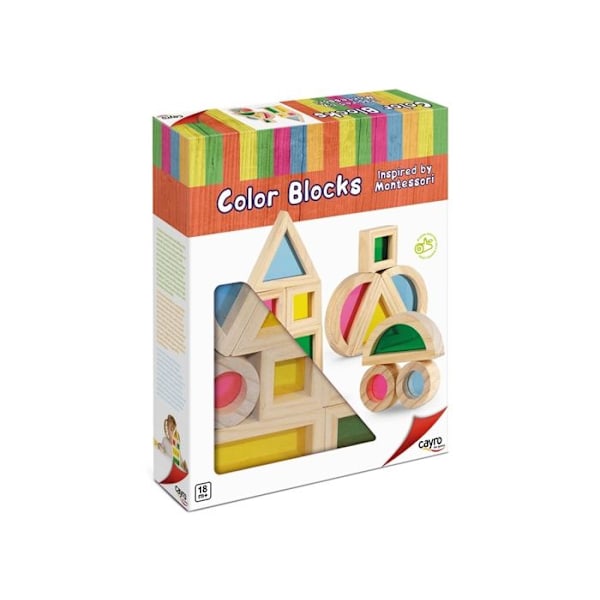 Cayro - Farvede blokke Beige