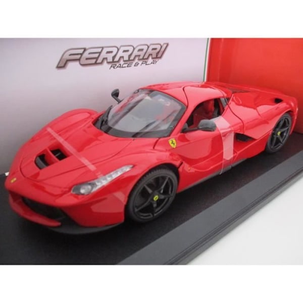 Keräilijän auto - BBURAGO - Ferrari LaFerrari - Punainen - Mittakaava 1/18 Ferrari LaFerrari