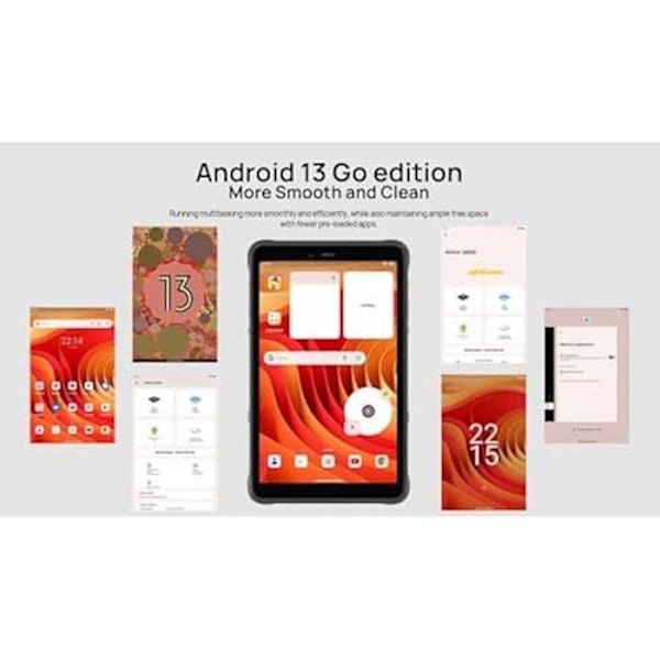 Ulefone Armor Pad Lite 3/32 Gt -tabletti - Android 10 - musta - 10,1"
