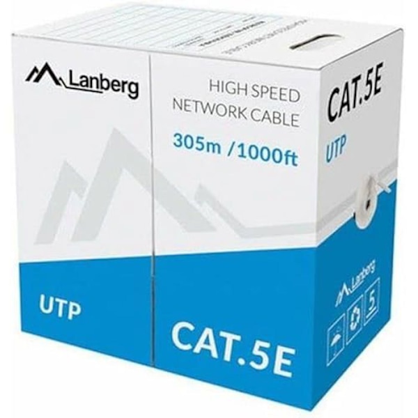 Lanberg Reel Cat.5E UTP 305M Solid CCA Orange