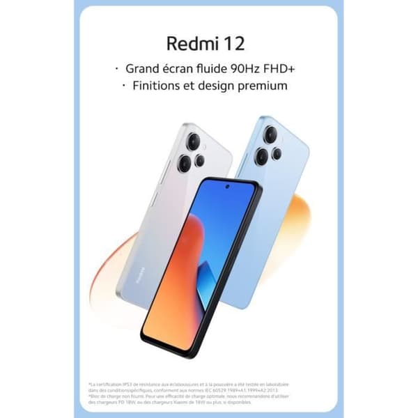 XIAOMI - REDMI 12 4 - 128GB - BLÅ Blå