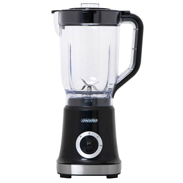 Blender 1,8 liter uden BPA, maks. 1000W, 2 hastigheder + pulse Mesko MS 4079 1000W sort/sølv 39617