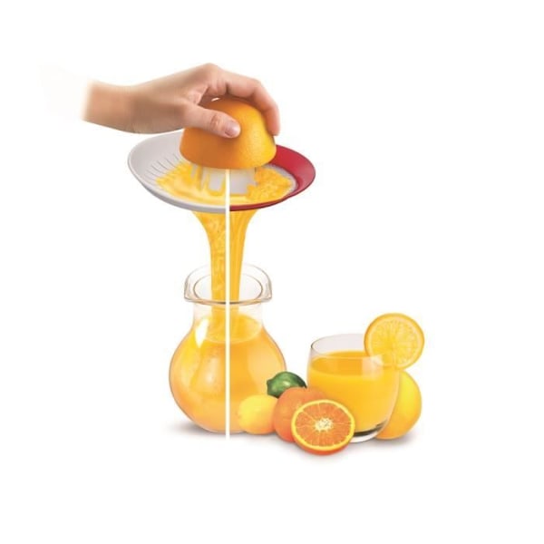 MOULINEX Vitapress Electric Citrus Press, Kapacitet 0,6 L, 25 W, Pulp Selector, Maximal Juice Extraction PC300B10 Vit