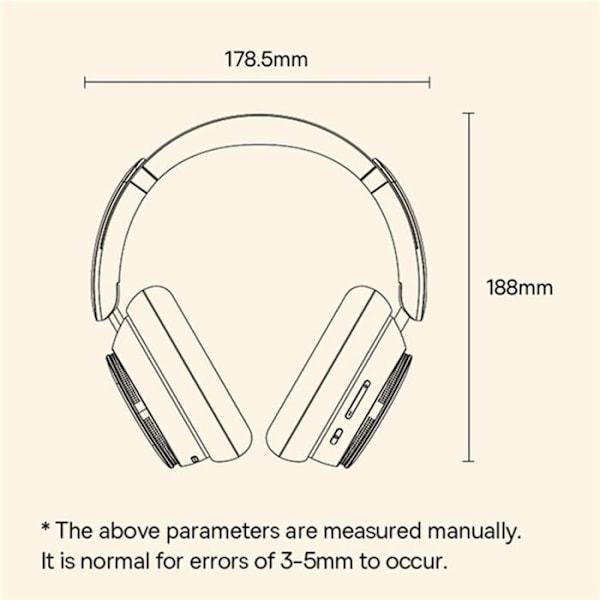 Langaton kuulokkeet - BASEUS - Bowie H1 Pro - Bluetooth - Melunvaimennus - Musta Svart