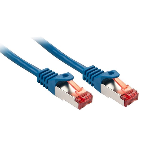 Netværkskabel CAT 6 LINDY - 1m - Blå - SFTP PiMF - Kompatibel med Gigabit