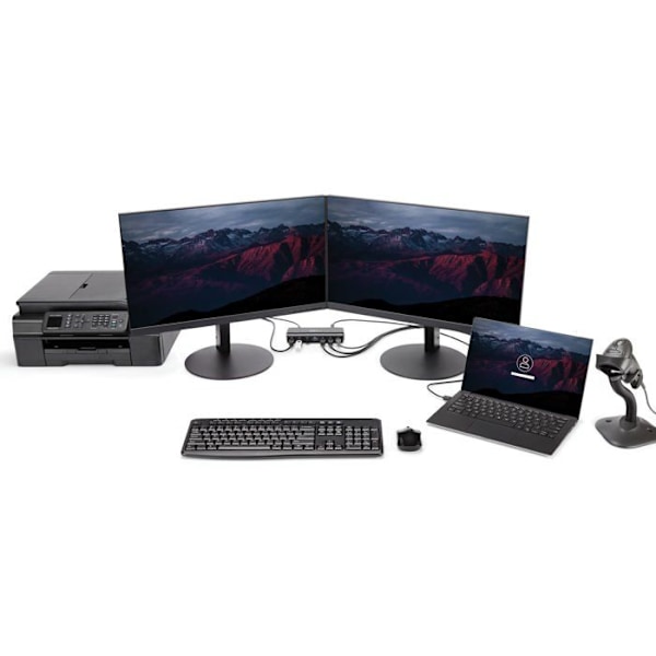 HUB - STARTECH.COM - ST7300USB3B - USB 3.0 keskitin / keskitin virtalähteellä - 7 porttia