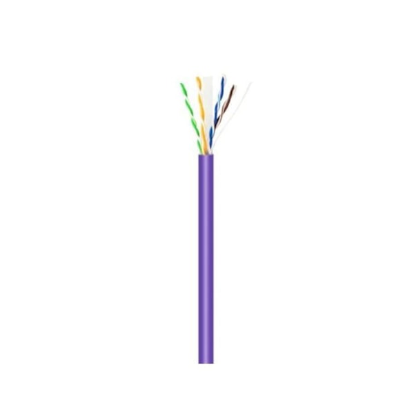 Aisens RJ45 LSZH Cat 6 UTP Kiinteä Verkkojohto AWG23 CCA (Seos) Violetti 500m