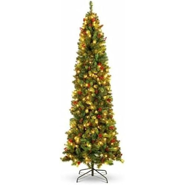 Julgran - DKD Heminredning - Standard - Grön - Metall och Polyeten - 210 cm