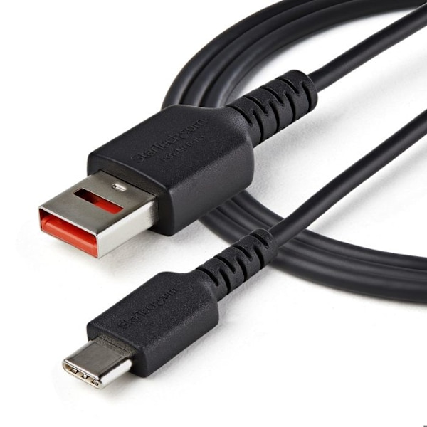 Startech USBSCHAC1M USB A - USB C -kaapeli Musta - - - Startech