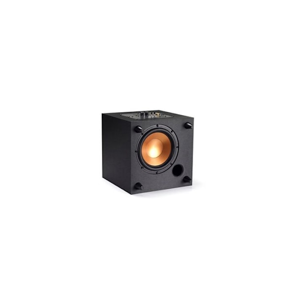 Klipsch Reference Series R-8SW musta - 8" Muovattu grafiitti - Integroitu vahvistin
