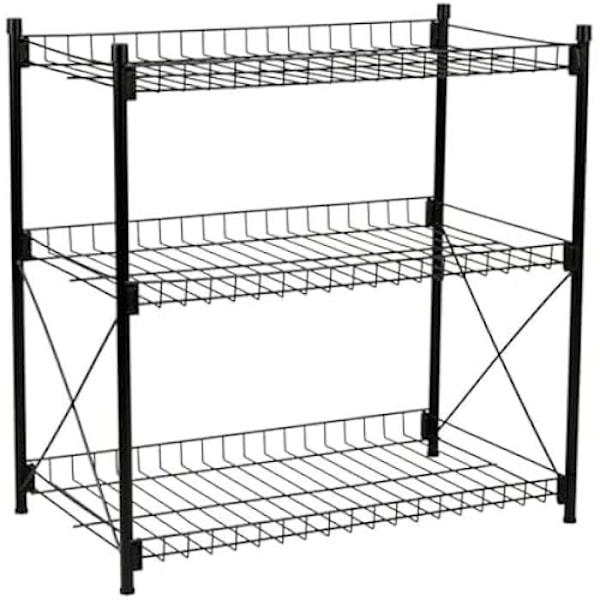 Hylde - CONFORTIME - S2231202 - Flerfarvet - 34,5 x 12 x 57 cm - Nem montering Flerfärgad
