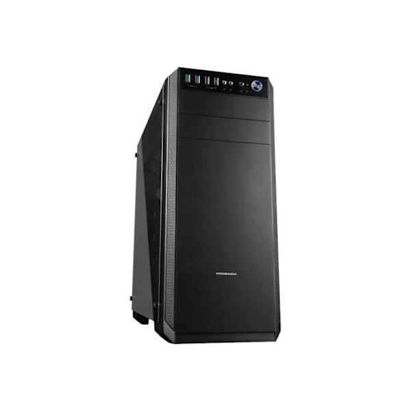 MODECOM OBERON Pro Glass Tour midi ATX uden strømforsyning sort USB-Audio
