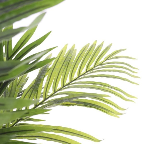 Glimmerdekorationer Areca Palm Konstgjorda växter - H130 x Ø140 cm Grön