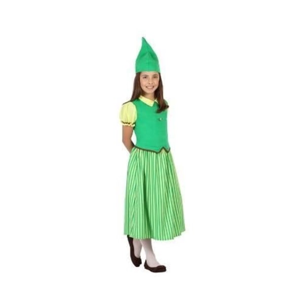ELF Kostym / Förklädnad - ATOSA - Modell 23688 - Tjej - Storlek 1 - Grön grönt och gult
