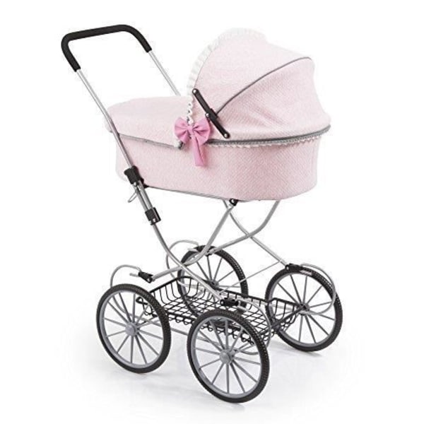 REIG - Bebe-Paseo Classic Vintage Pink Nukkevaunut, - RER12151