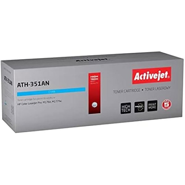 Aktivjet-tonerikasetti ATH-351AN - Syvänsininen - Yhteensopiva Hewlett Packardin kanssa - 1100 sivua
