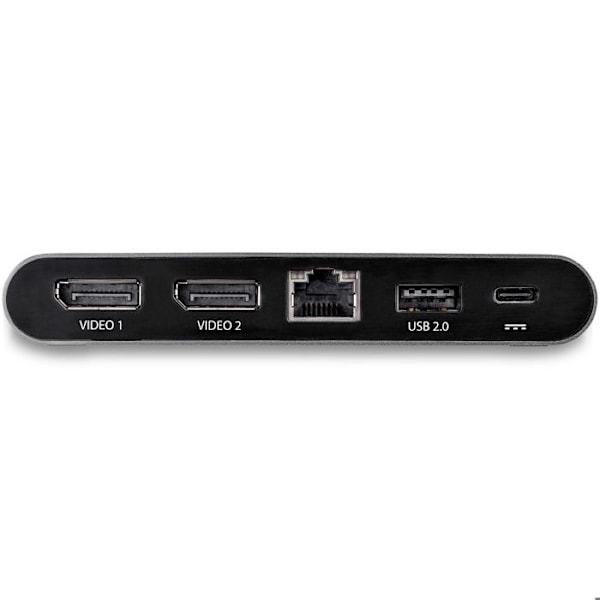 StarTech.com USB Type-C Dockingstation med dobbelt DP 4K-display til bærbar computer - PD 3.0 100 W (DK30C2DAGPD)