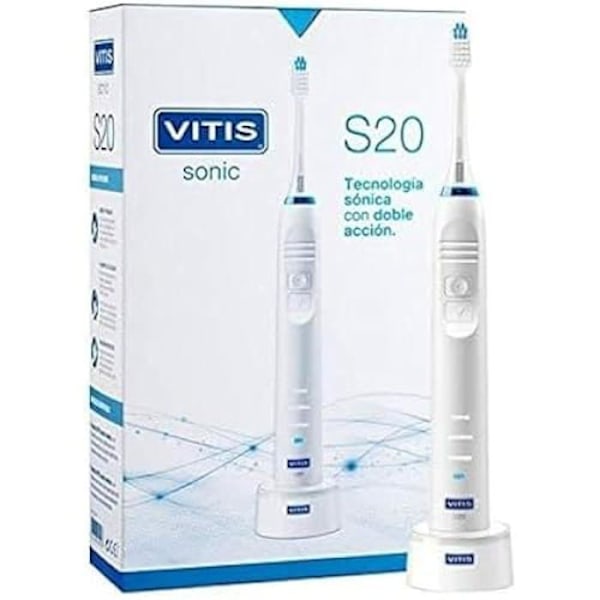 Eltandborste - VITIS - S20 - Vit färg - För vuxna - Blandat Vit