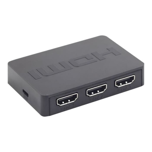 Videolydswitch - Cablexpert - DSW-HDMI-34 - 3 x HDMI - Sort - Stationær computer