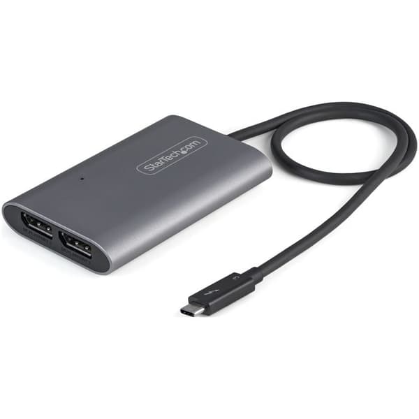 Thunderbolt 3 - Adapteri - StarTech.com - TB32DP14 - Kaksois-DisplayPort 4K 60Hz - 8K/5K - 46 cm
