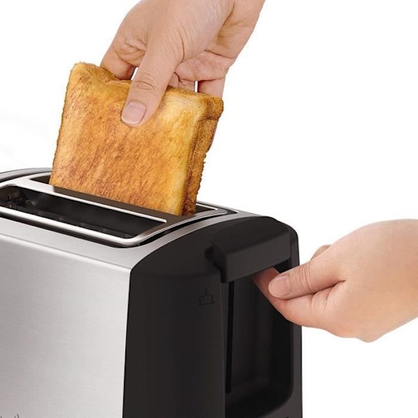Brødrister - Moulinex - LT340811 - 2 sliser - 7 niveauer af ristning - 850 W Svart/rostfri