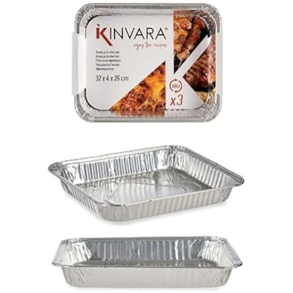 Brädspel - Kinvara - Aluminium - 32,5 x 26 x 3,8 cm - Flerfärgad - 3 stycken Flerfärgad