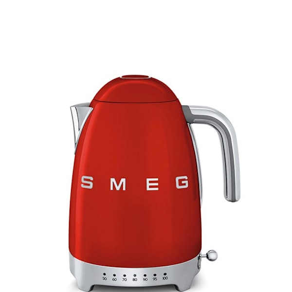 Smeg Trådlös vattenkokare 1.7l 2400w röd - klf04rdeu