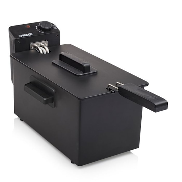 Princess 182727 Fryer - 4 annosta - 2000 W - 3 litraa - Musta musta