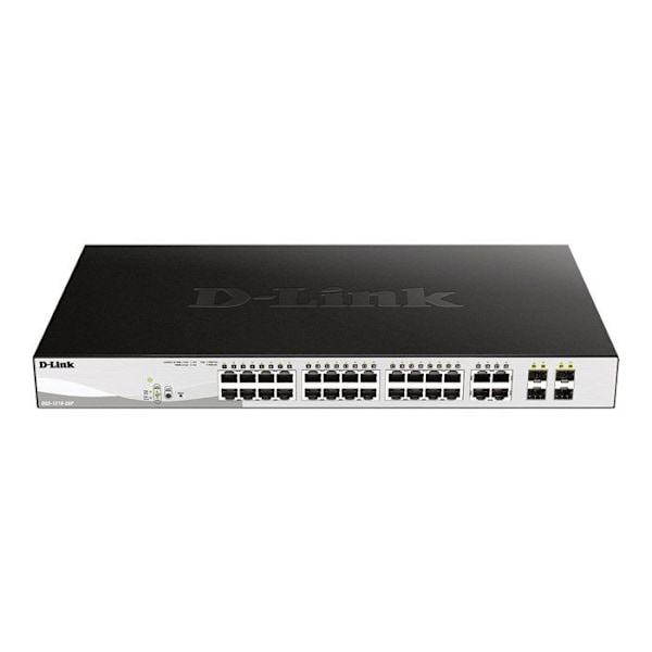 Kytkin - D-Link - Älykäs 24p.giga Poe 2p Sfp - 24 LAN-porttia - Gigabit Ethernet - PoE