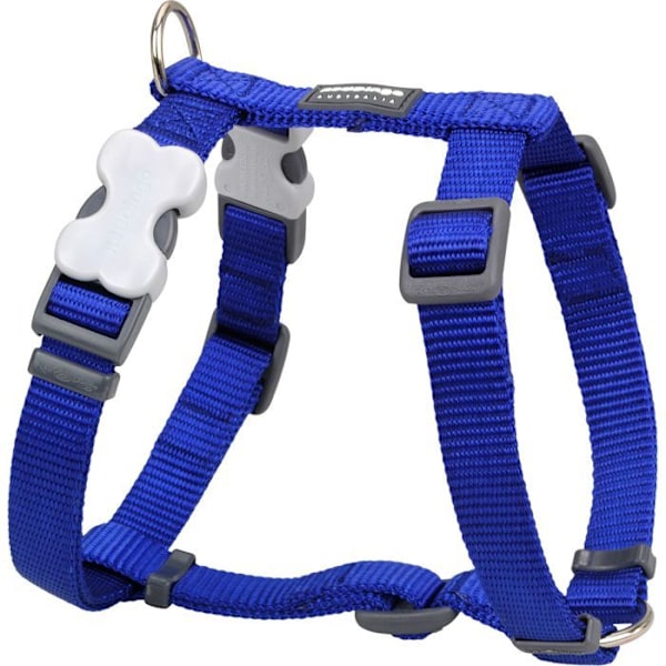 Koiran valjaat - Punainen Dingo - Sininen - Koko S - Leveys 12 mm - Kaulan ympärysmitta 25-39 cm - Vartalon ympärysmitta 30-44 cm