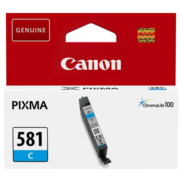 Canon CLI-581C mustesuihkukasetti - syaani - mustesuihku - 259 sivua