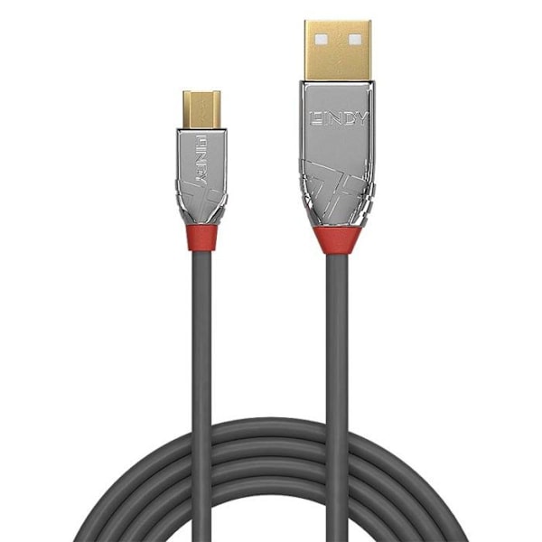 USB 2.0 type A til Micro-B kabel - Cromo Line - 5m - Høj ydeevne og æstetisk