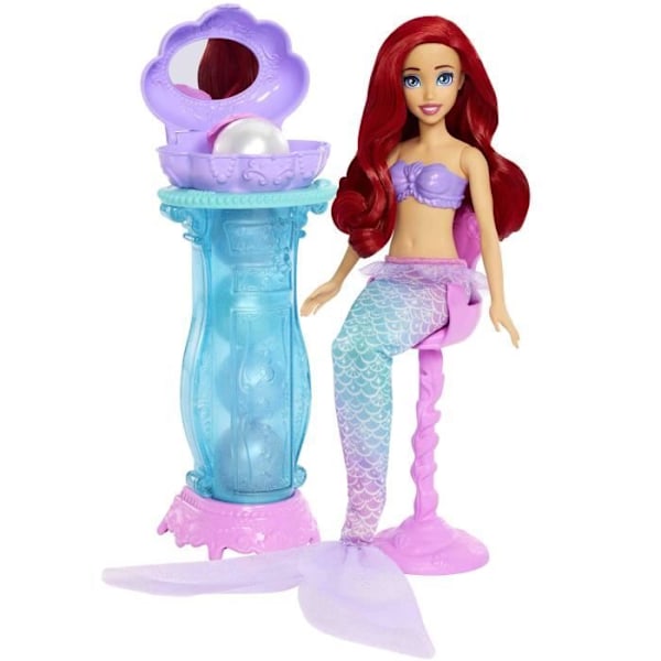 Disney Prinsessat - Ariel Helmiäikuiset Salaisuudet - Nuken ja 5 Yllätyksen Lahjapakkaus - 3 vuotta + - JBF86