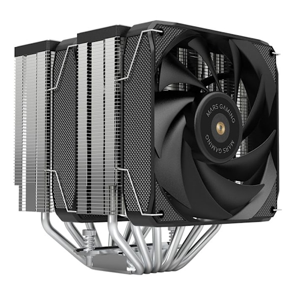 Varmeafleder - Mars Gaming - MCPU-XU6 - 350W TDP - 2 FDB Ventilatorer - 6 HCT ULTRA Heatpipes