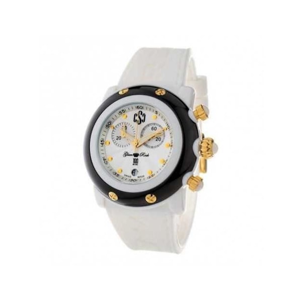 Kvinderur - Glam Rock - GR62109 - Ø 46 mm - Kvarts - Vandbeskyttelse 10 Atm Vit