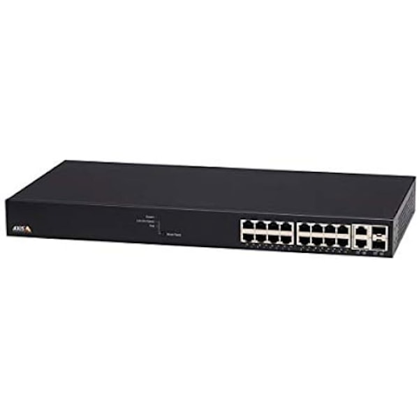 AXIS T8516 POE+ netværksswitch Sort