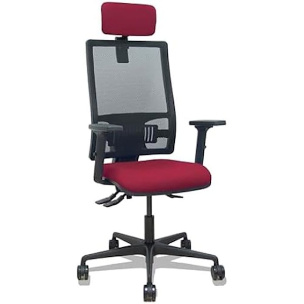 Stol - PIQUERAS Y CRESPO - Bormate - Polyuretan - Nylon - Granatröd Bordeaux