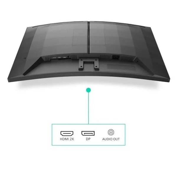 Skärm - Philips - 32M2C3500L - 32" QHD - Snabb VA böjd - 0,5ms - 180Hz