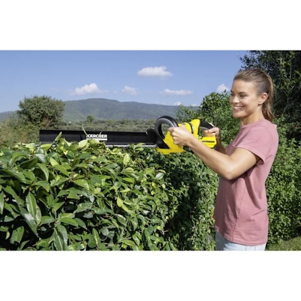 KARCHER HGE 18-50 heihtulettimet - Akulla - Kaksoistoiminen terä - Keräilijä ja sahaustoiminto