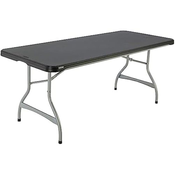 Livstid rektangulärt bord 72" svart