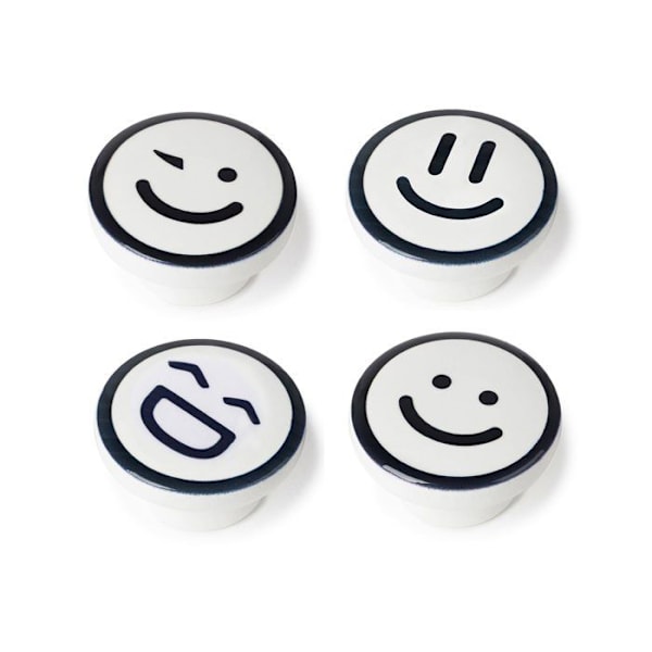 Möbelknoppar - REI - Modell M9 - Bokträ - Ø38mm - Set om 4 Vit